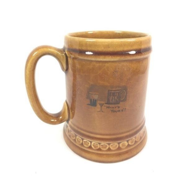 Lord Nelson Pottery Mug  "Thirsty Days"  Golden Brown  8-71 - Picture 4 of 7